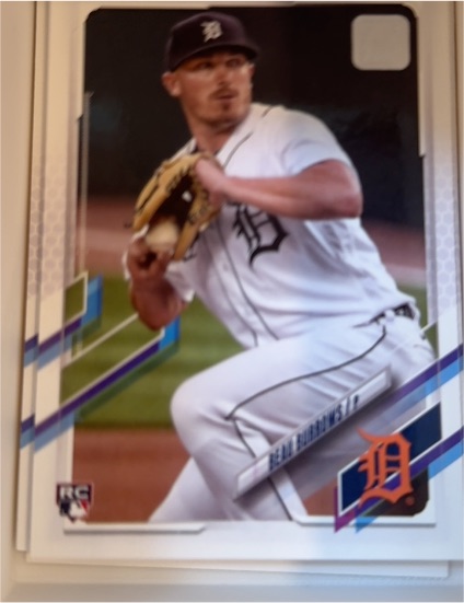 2021 Topps #123 Beau Burrows — front