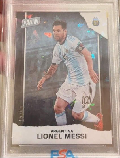 2021 Panini Father's Day Soccer #LM Lionel Messi — front