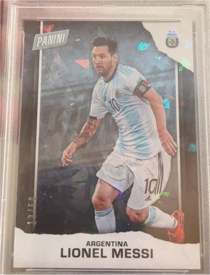 2021 Panini Father's Day Soccer #LM.1 Lionel Messi — front