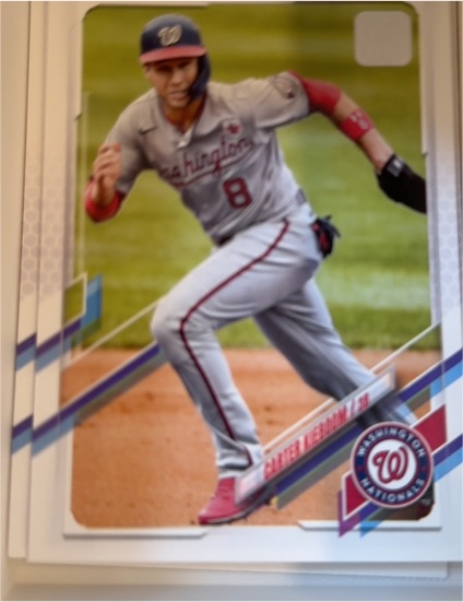 2021 Topps #118 Carter Kieboom — front