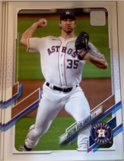 2021 Topps #112 Justin Verlander — front