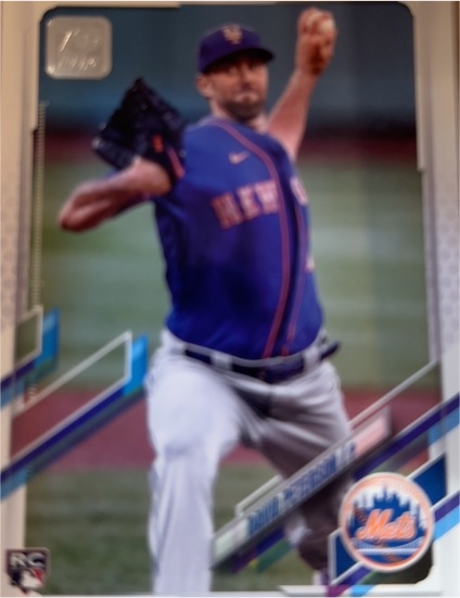 2021 Topps Chrome #133 David Peterson — front