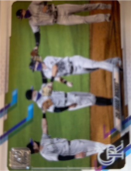2021 Topps #73 Colorado Rockies Team Card — front