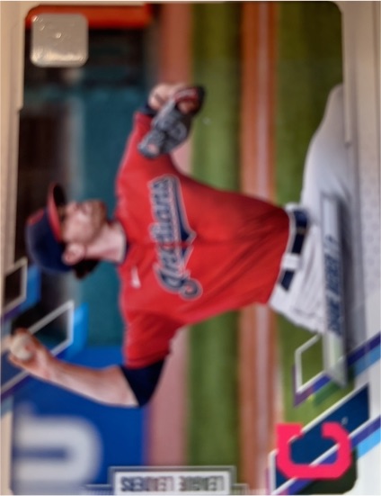 2021 Topps #72 Shane Bieber Cleveland Indians — front