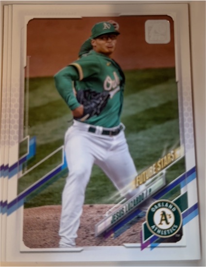 2021 Topps #46 Jesus Luzardo — front