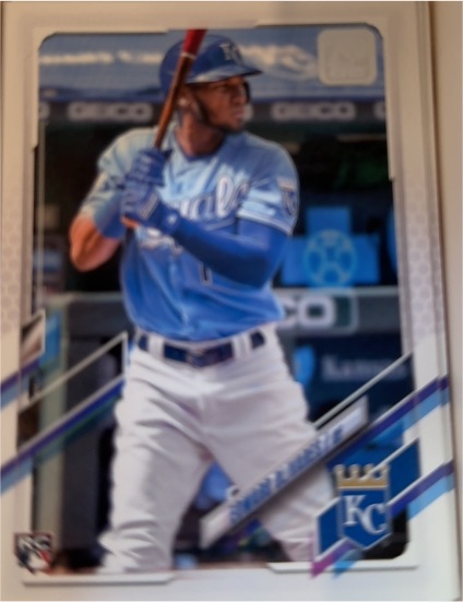 2021 Topps #32 Edward Olivares — front