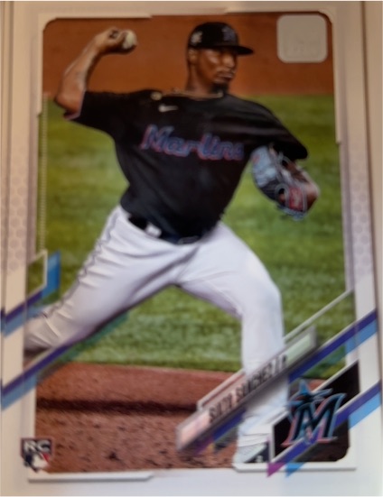 2021 Topps #25 Sixto Sanchez — front
