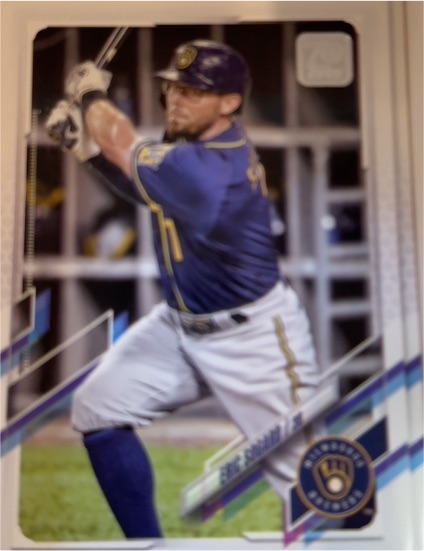 2021 Topps #21 Eric Sogard — front