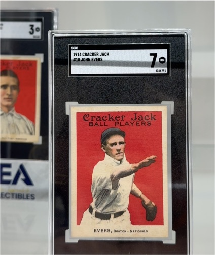 1914 Cracker Jack #18 John Evers — front