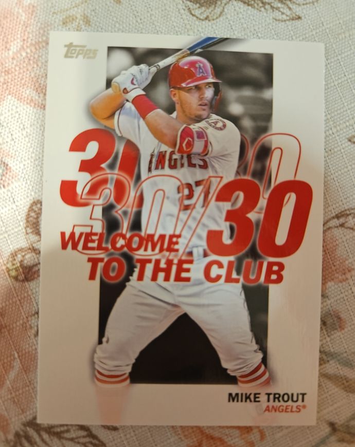 2023 Topps Series 1 #WC-15 Mike Trout Welcome to the Club — front