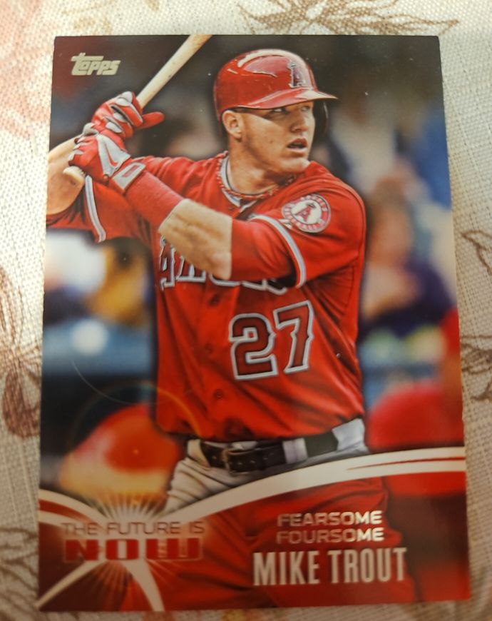 2014 Topps The Future is Now #FN-19 Mike Trout — front