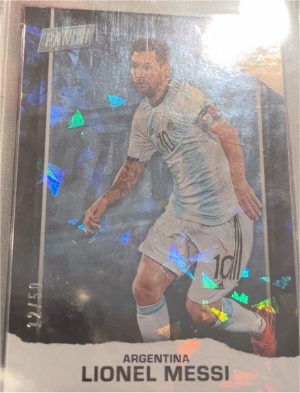 2021 Panini Father's Day Soccer Silver #LM Lionel Messi Argentina — front