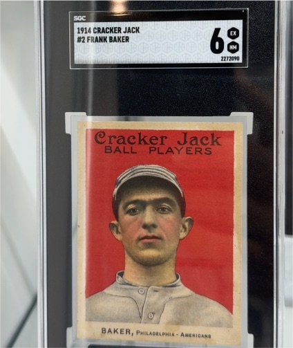 1914 Cracker Jack #2 Frank Baker — front