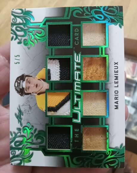 2023 Leaf Ultimate Mario Lemieux #5/5 — front