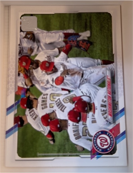2021 Topps #58 Washington Nationals TC — front