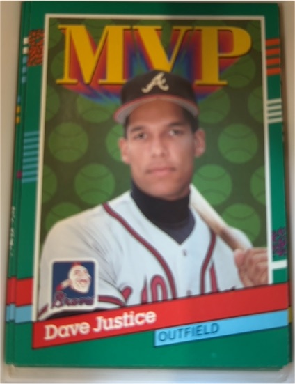 1991 Donruss MVP #402 Dave Justice Atlanta Braves — front