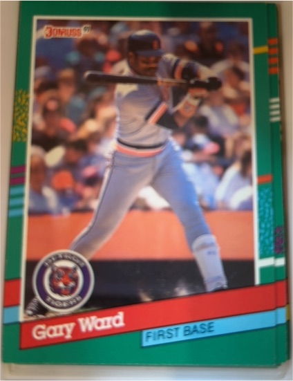 1991 Donruss #728 Gary Ward — front