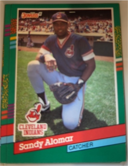 1991 Donruss #489 Sandy Alomar Cleveland Indians — front