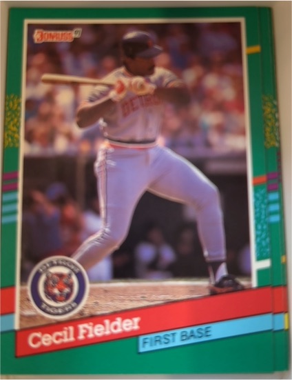 1991 Donruss #451 Cecil Fielder — front