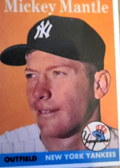 1958 Topps #150 Mickey Mantle — front