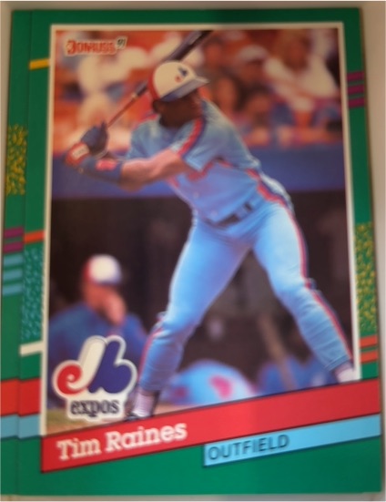 1991 Donruss #457 Tim Raines — front