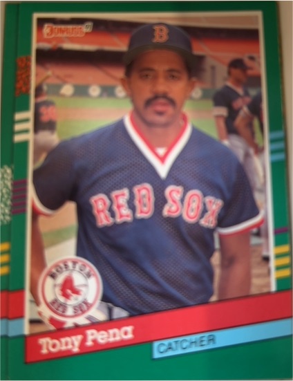 1991 Donruss #456 Tony Pena Boston Red Sox — front