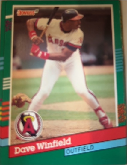 1991 Donruss #468 Dave Winfield — front