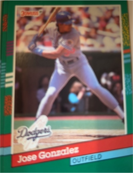 1991 Donruss #543 Jose Gonzalez — front