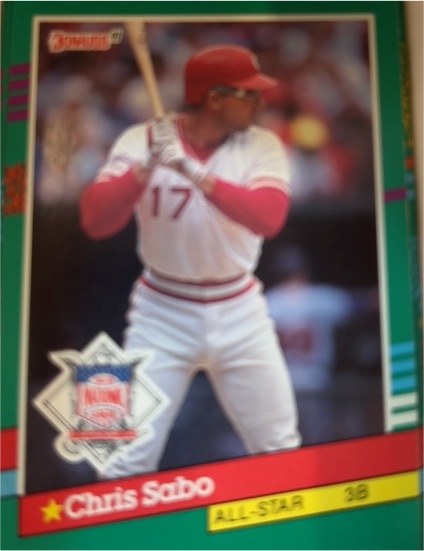 1991 Donruss #440 Chris Sabo — front