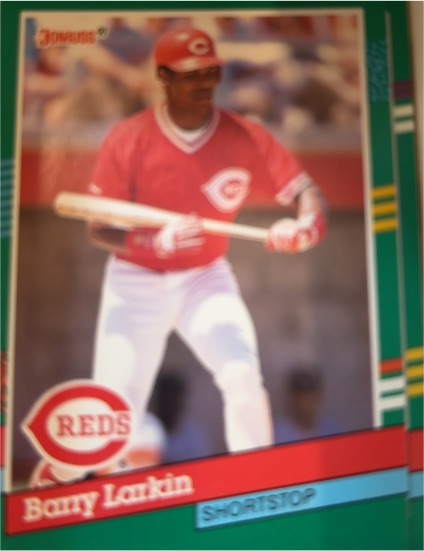 1991 Donruss #471 Barry Larkin Cincinnati Reds — front