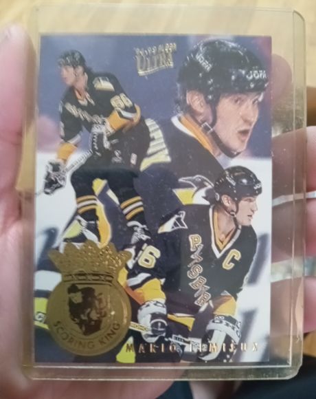 1994-95 Fleer Ultra Scoring Kings #5 Mario Lemieux — front