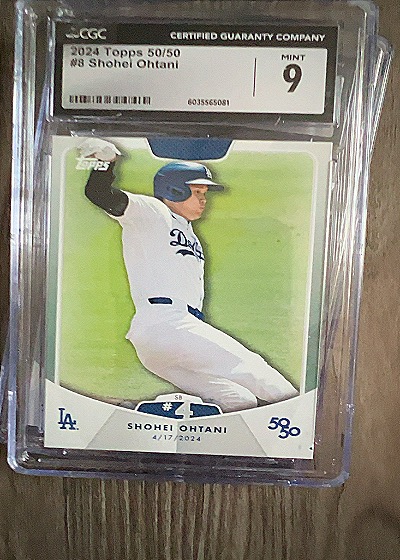 2024 Topps 50/50 #8 Shohei Ohtani — front