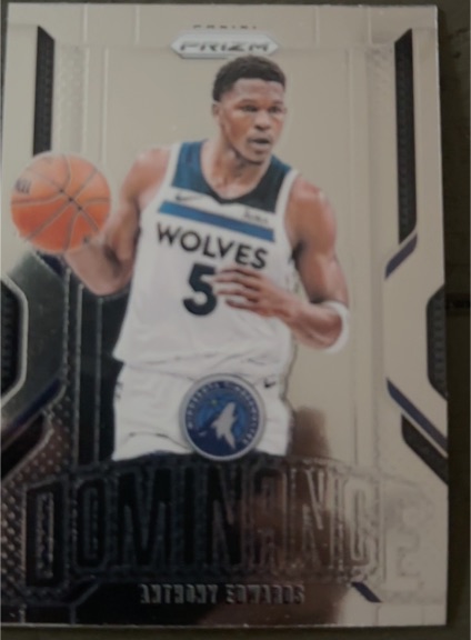 2024-25 Panini Prizm #9 Anthony Edwards Dominance — front