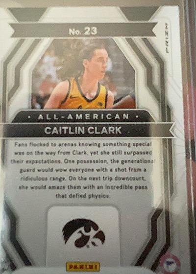 2024 Panini Prizm Draft Picks All-American #23 Caitlin Clark — front
