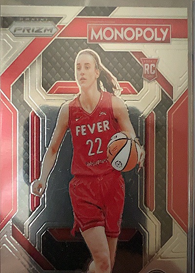 2024 Panini Prizm Monopoly WNBA #WNBA27 Caitlin Clark — front