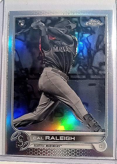 2022 Topps Chrome #149 Cal Raleigh — front