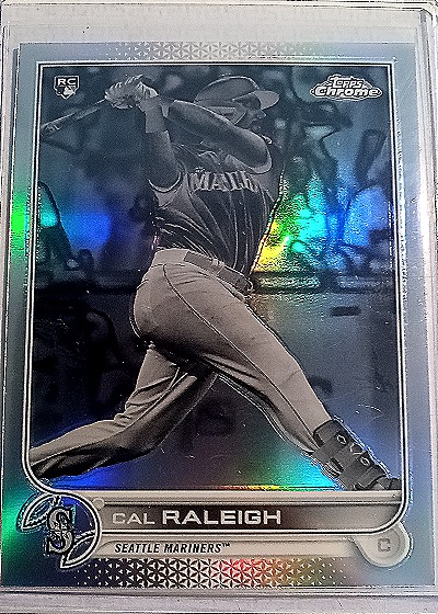 2022 Topps Chrome #149 Cal Raleigh — front