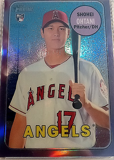 2018 Topps Heritage #RC Shohei Ohtani — front