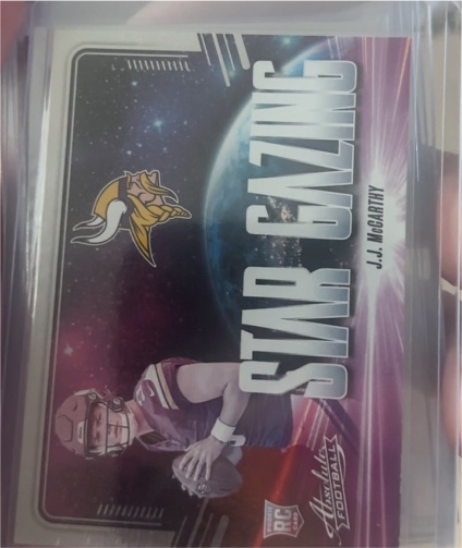 2024 Panini Absolute #SG-JMY J.J. McCarthy Star Gazing — front