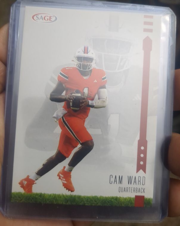 2025 Sage #1 Cam Ward — front