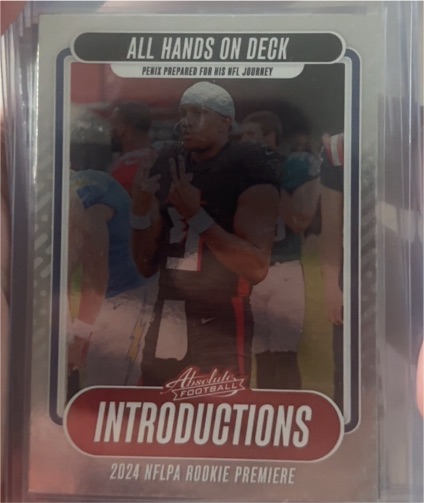 2024 Panini Absolute Introductions #I-MPJ Michael Penix Jr. — front