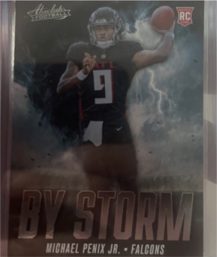 2024 Panini Absolute - By Storm #BS-MPJ Michael Penix Jr. — front