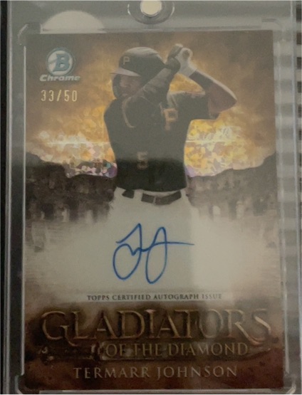 2024 Bowman Chrome Gladiators of the Diamond #33/50 Termarr Johnson — front