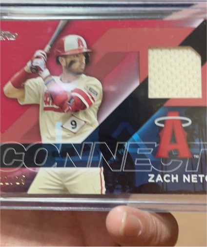 2024 Topps Series 2 City Connect Swatch Collection #CC2-ZN Zach Neto — front