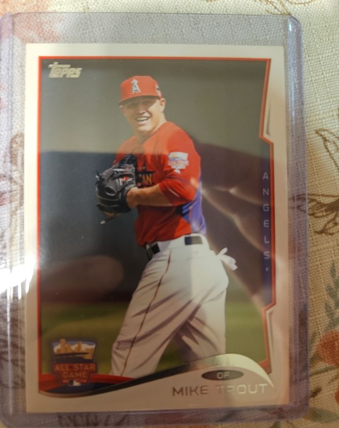 2014 Topps Update #US54 Mike Trout — front