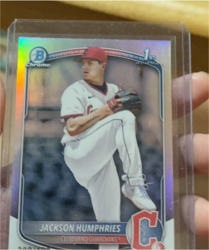 2025 Bowman Chrome #BCP-11 Jackson Humphries — front