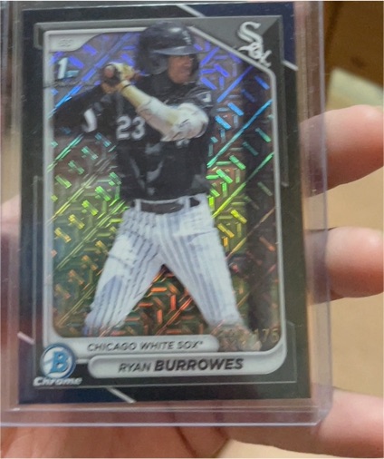 2024 Bowman Chrome #BCP-119 Ryan Burrowes — front