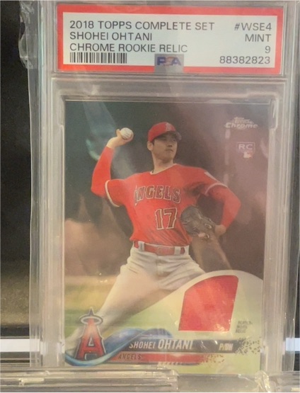 2018 Topps Chrome Update #HMT1 Shohei Ohtani Rookie Card — front