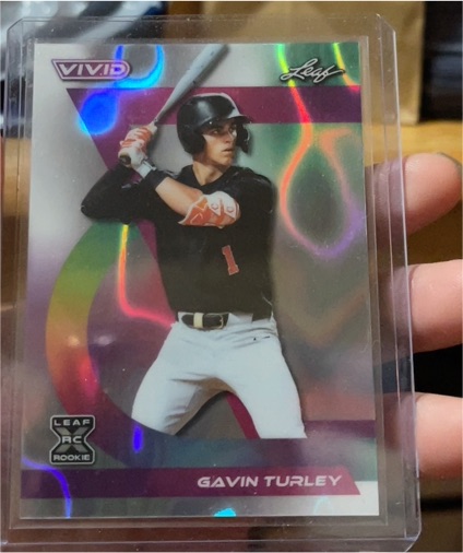 2024 Leaf Vivid #1 Gavin Turley — front