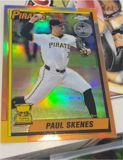 2025 Topps Chrome 1990 Topps #90CB-13 Paul Skenes — front